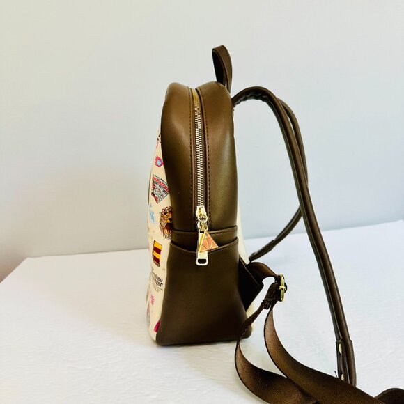 EUC LOUNGEFLY HARRY POTTER HERMIONE GRANGER MEDIUM FAUX LEATHER BACKPACK RETIRED main image 4
